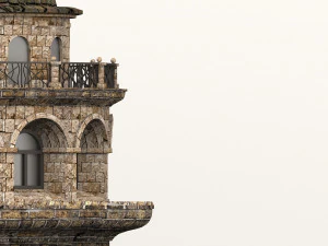 Galata Tower 3D Model