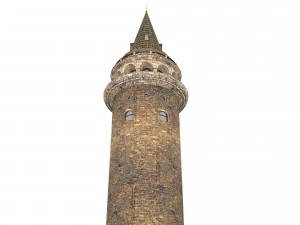 Galata Tower 3D Model