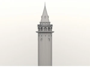 Galata Tower 3D Model