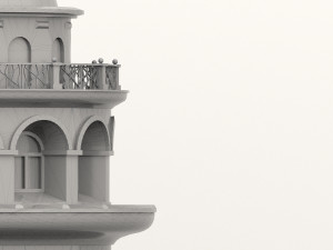 Galata Tower 8K 3Dモデル