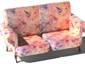 Vivid Living Room Set 8K Modèle 3D