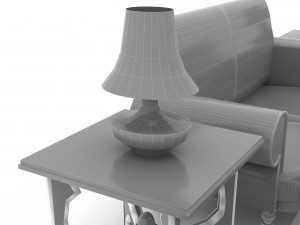 Vivid Living Room Set 8K Modèle 3D