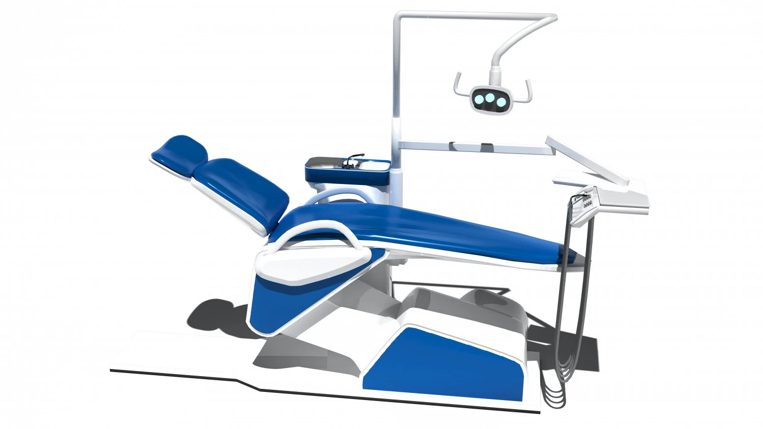Dentist Chair 8K 3D Model .c4d .max .obj .3ds .fbx .stl .blend 