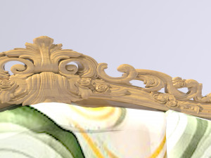 Sofa Retro 8K 3D 모델