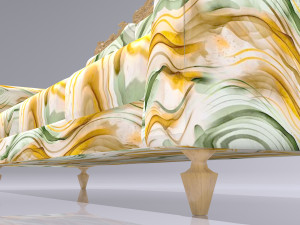 Sofa Retro 8K 3D 모델
