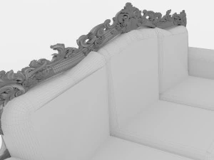 Sofa Retro 3D Model