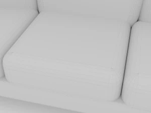 Sofa Retro 3D Model
