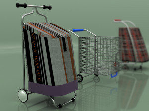 Shoping Carts 8K Modello 3D