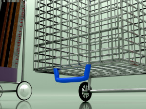 Shoping Carts 8K 3D 모델