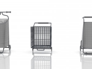 Shoping Carts 8K 3D 모델