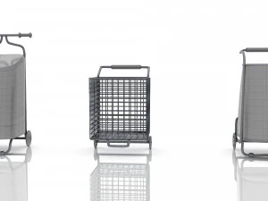 쇼핑 카트 8K 3D 모델