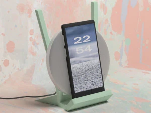 Wireless Charger Stand 3D Print Model