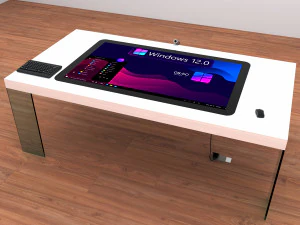 इंटरएक्टिव मल्टी-टच टेबल 8K 3D मॉडल