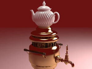 Brass Samovar Modèle 3D