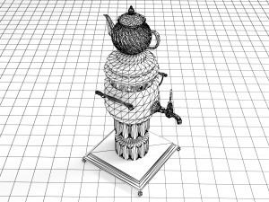 Brass Samovar Modèle 3D