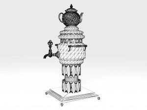 Brass Samovar Modèle 3D