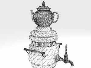 Brass Samovar Modèle 3D