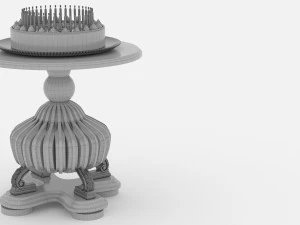 Birthday Cake 8K 3D Model