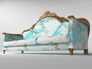 Sofa Blue Sky 8K 3D Модель