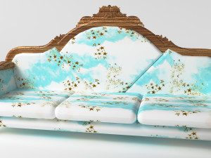 Sofa Blue Sky 8K 3D 模型