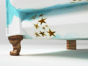 Sofa Blue Sky 8K 3D Model