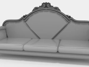 Sofa Blue Sky 8K 3D Model