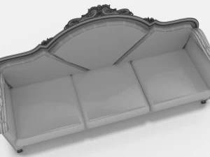 Sofa Blue Sky 8K 3D Model