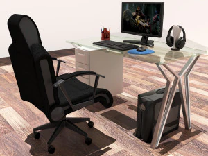 Configuraci&oacute;n de juegos 8K Modelo 3D