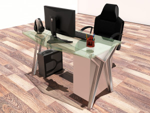 Gaming Setup 8K 3D Model