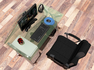 Gaming Setup 8K 3D Model