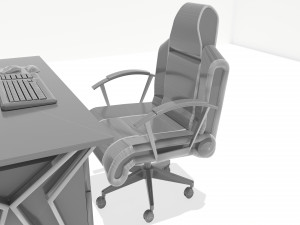Gaming Setup 8K 3D Model