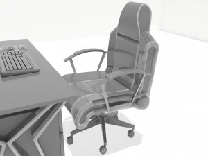 Gaming Setup 8K 3D Model