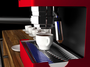 Coffee Unit 8K 3D Model