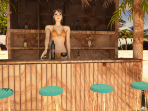 Beach Bar 8K 3Dモデル