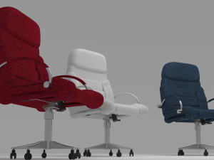 Office Chairs 8K 3D Model