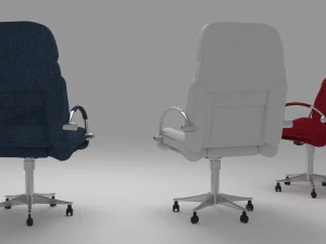 Office Chairs 8K 3D Model