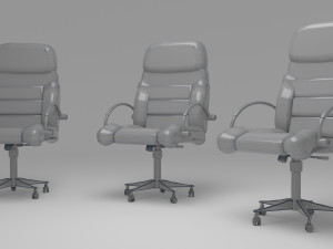 Office Chairs 8K 3D Model