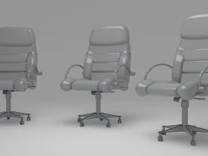 Office Chairs 8K 3D Model