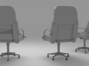 Office Chairs 8K 3D Model
