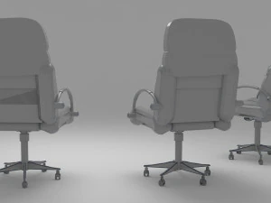 Office Chairs 8K 3D Model