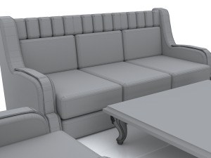 Hall Set 8K 3D Modell