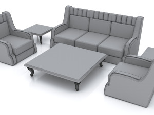 Hall Set 8K 3D Modell