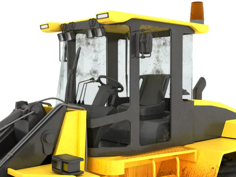 Wheel Loader 3D Model