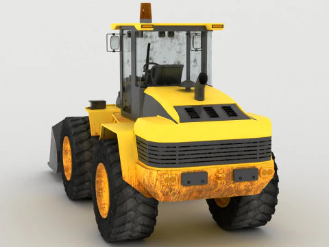 Wheel Loader 3D Model