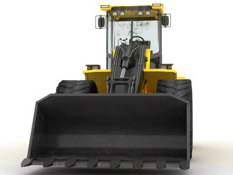 Wheel Loader 3D Model