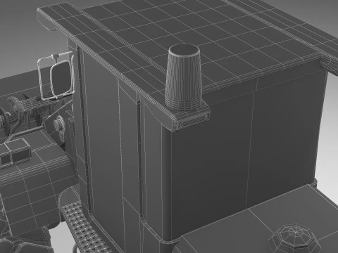 Wheel Loader 3D Model