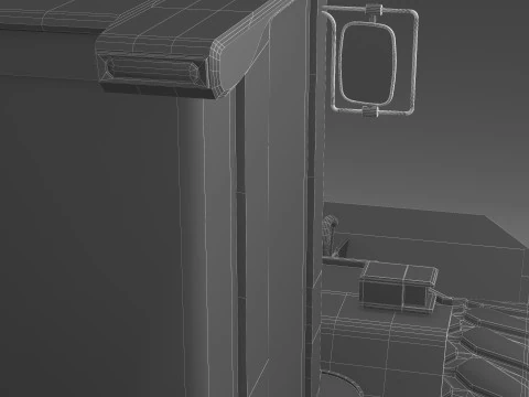 Wheel Loader 3D Model