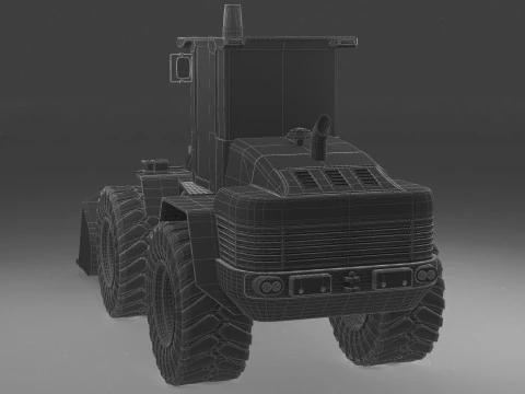 Wheel Loader 3D Model