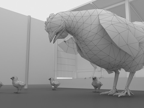 Chicken Coop 8K 3D Model