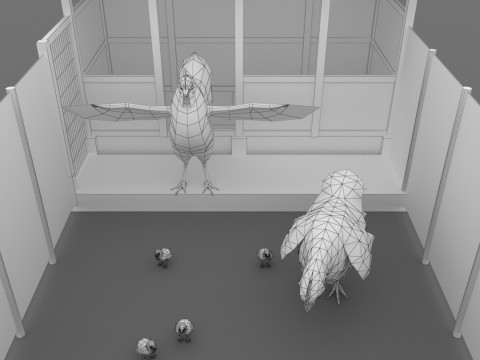 Chicken Coop 8K 3D Model